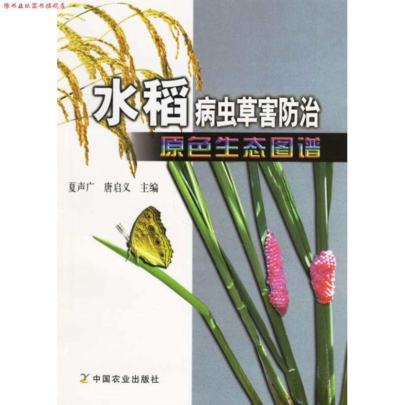 【正版书】 水稻病虫草害防治原色生态图谱 夏声广,唐启义 编 中国农业出版社
