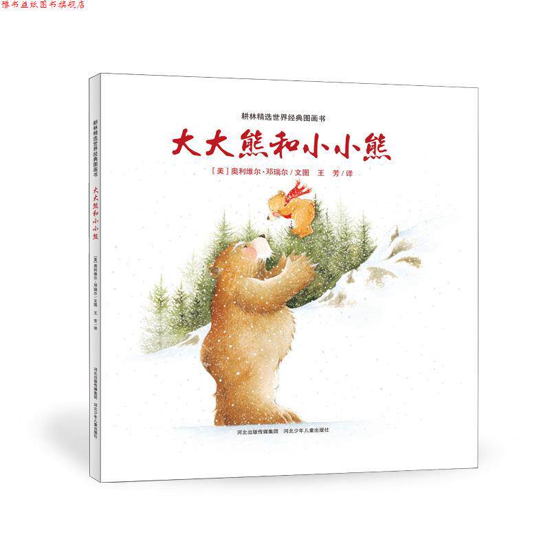 【正版书】 大大熊和小小熊 [美]奥利维尔邓瑞尔文图 王芳译 河北少年儿童出版社