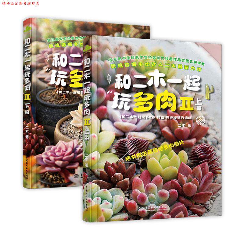 【正版书】 #和二木一起玩多肉II 上下册 二木 著 中国水利水电出版社