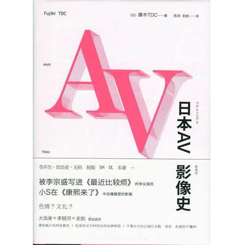 【正版书】 日本AV影像史 (日)藤木TDC著 新星出版社