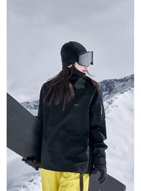 awka单板滑雪服女款2024新款卫衣防风防水外套上衣冬季男士3L