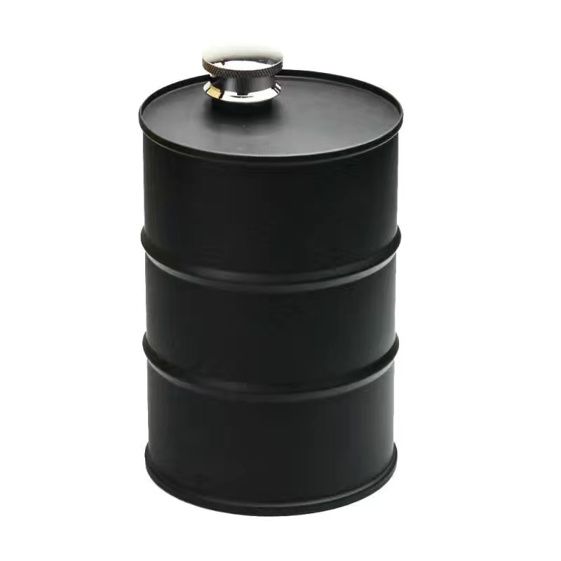 750ml创意汽油桶户外水壶304不锈钢水瓶露营野营水壶防漏迷你水壶