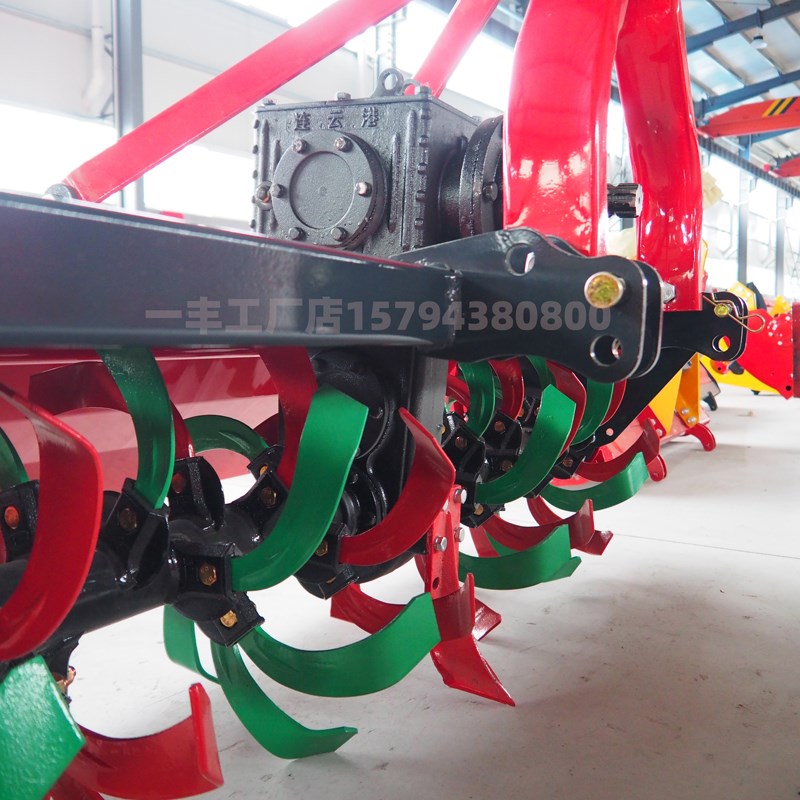 新款旋耕机四轮拖拉机带后置型号大板翻地耙大Q板式微耕犁地深耕