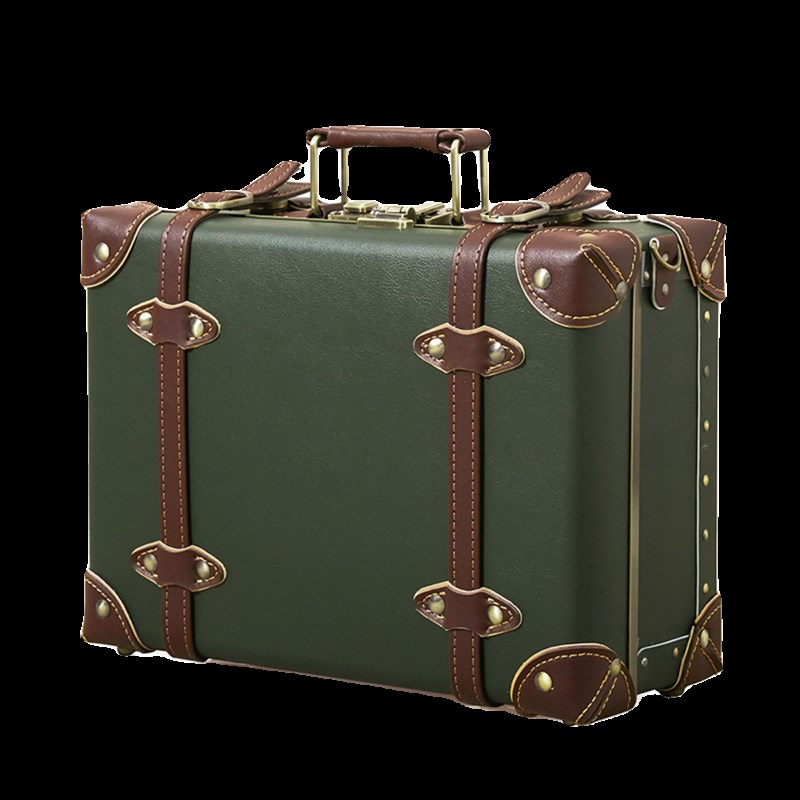 复古手提行李箱12寸可套拉杆皮箱20寸密码箱16寸203040登机箱