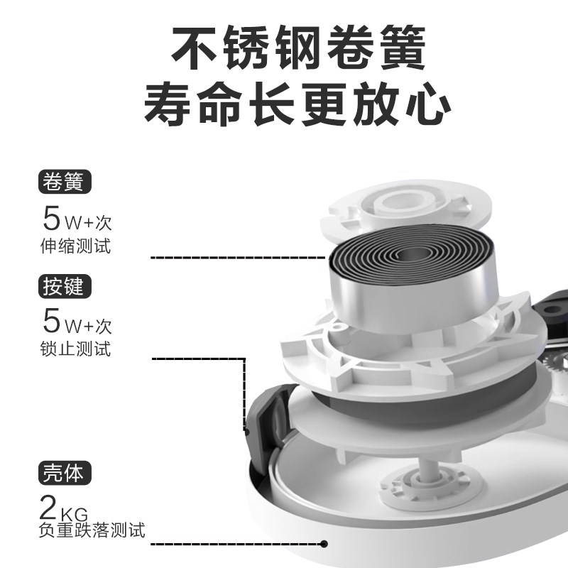 一键自动收线新款活鱼扣路亚控鱼器小黄鸭不锈钢扣锁鱼扣