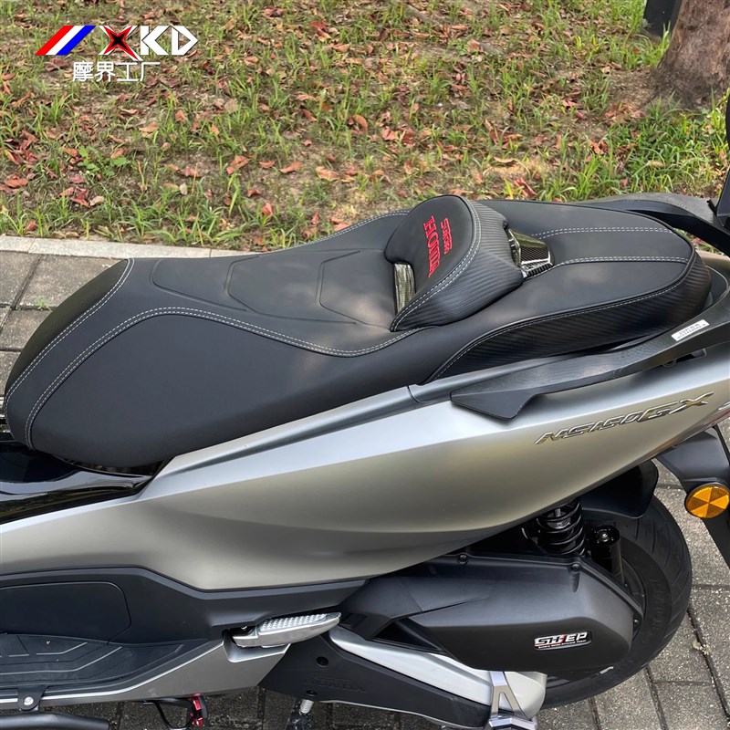 适用本田NS150GX摩托车坐垫总成降低坐高腰靠皮革座垫靠背改装件