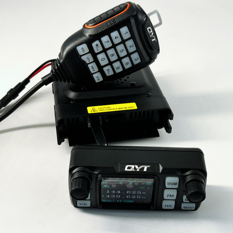 QYT泉益通面板分离小车台KT-5000迷你车载对讲机双段25W中文菜单