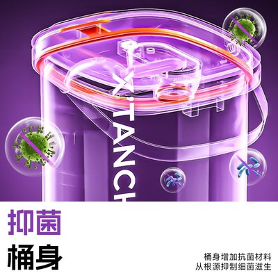 小甜橙真空储粮桶猫粮存储桶狗粮密封桶宠物罐防虫防潮桶