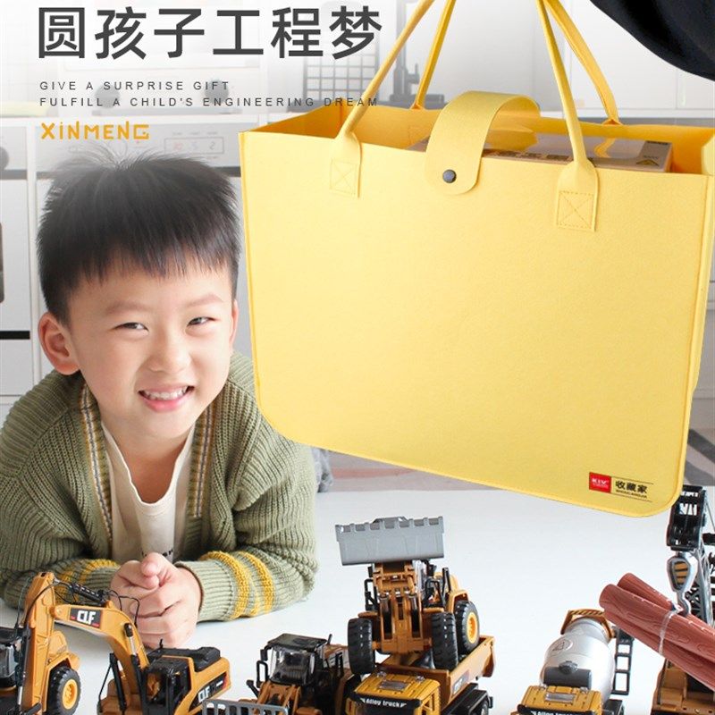 合金工程车玩具套装孩吊车搅拌车挖掘机儿童小汽车3岁4岁玩具车