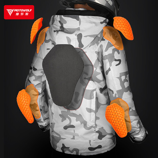 男女摩托车防风衣机车防摔装备骑行拉力服外套四季夹克上衣赛车服