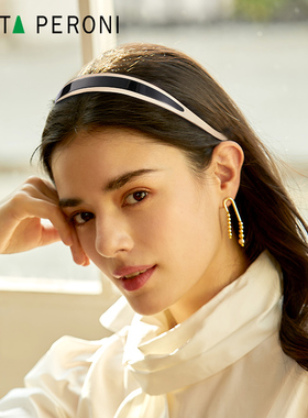 Evita peroni丹麦依慧达发箍网红新款洋气发卡洗脸压发女秋天头箍