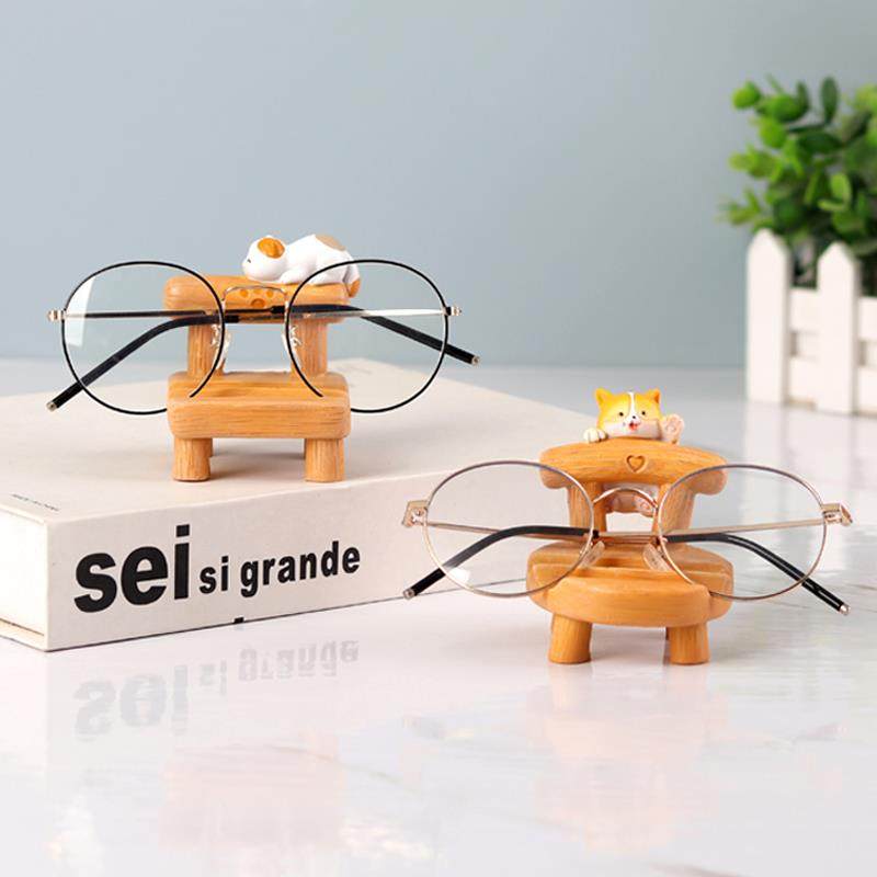 创意椅子眼镜架摆件眼镜店展示道具装饰桌面可爱萌宠眼镜收纳支架