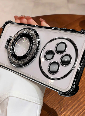 印度POCOC67手机壳pococ67印度版奢感闪粉磁吸支架气囊防摔高端壳