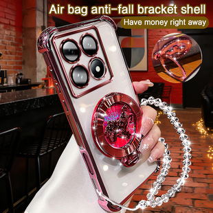 小米14t手机壳国外版高级感全包电镀新年马上有钱男女通用防指纹防汗耐磨网红爆款潮流保护套【14T国外版】