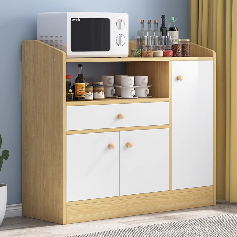 A10L餐边柜靠墙柜子储物柜收纳家用简易置物柜碗柜客厅厨房橱柜茶