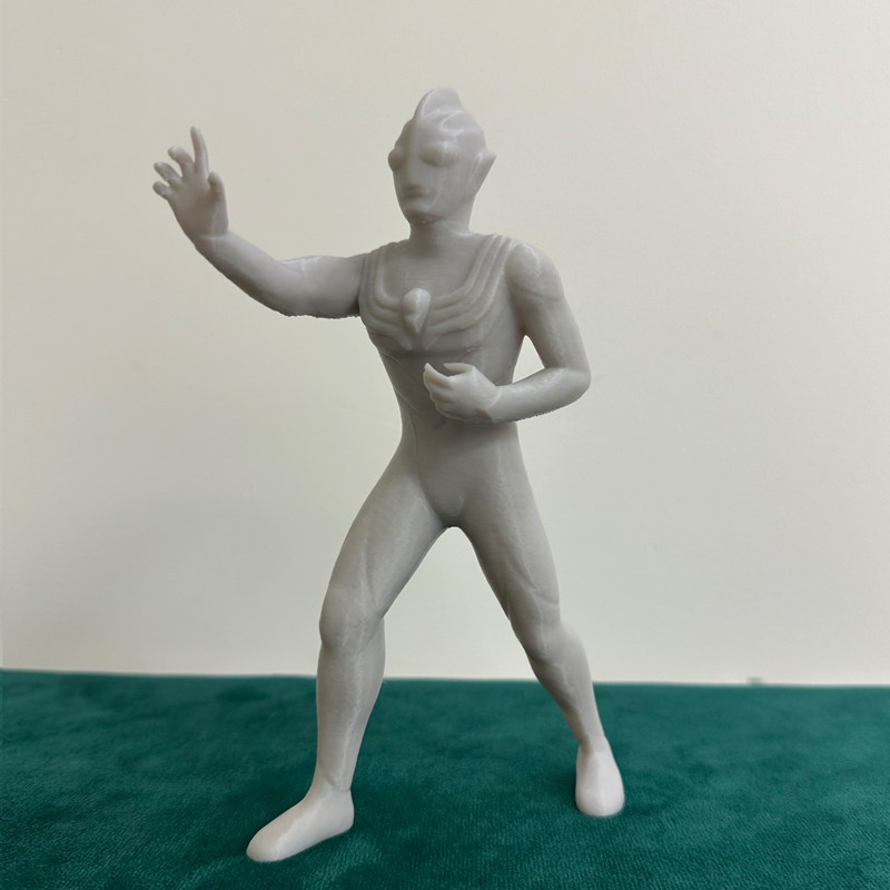 新款网红3d打印迪迦奥特曼石像加坦杰厄石化迪迦模型手办灰色成品