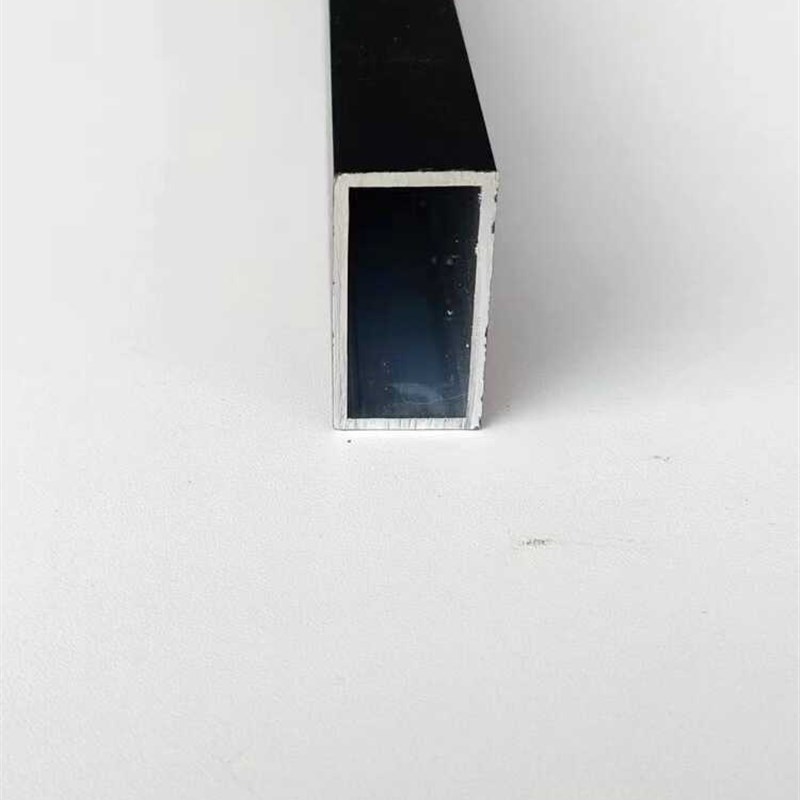 铝合金方管25*50烤漆铝型材加厚铝方通扁管矩形管灰色白色黑色