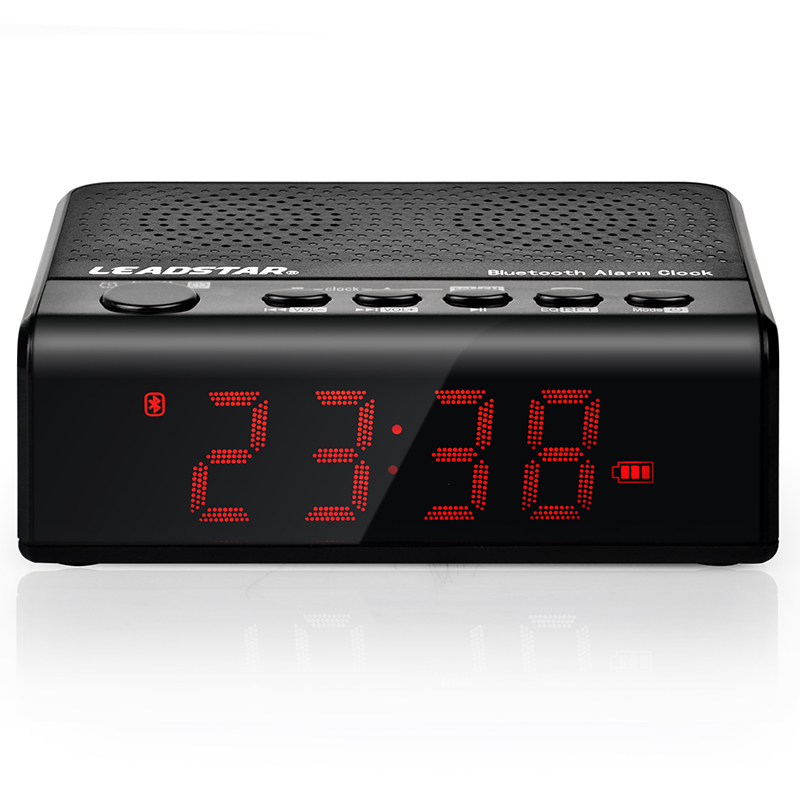 外贸FM闹钟时钟收音机/蓝牙音箱LED电子钟插卡U盘定时开关播放器