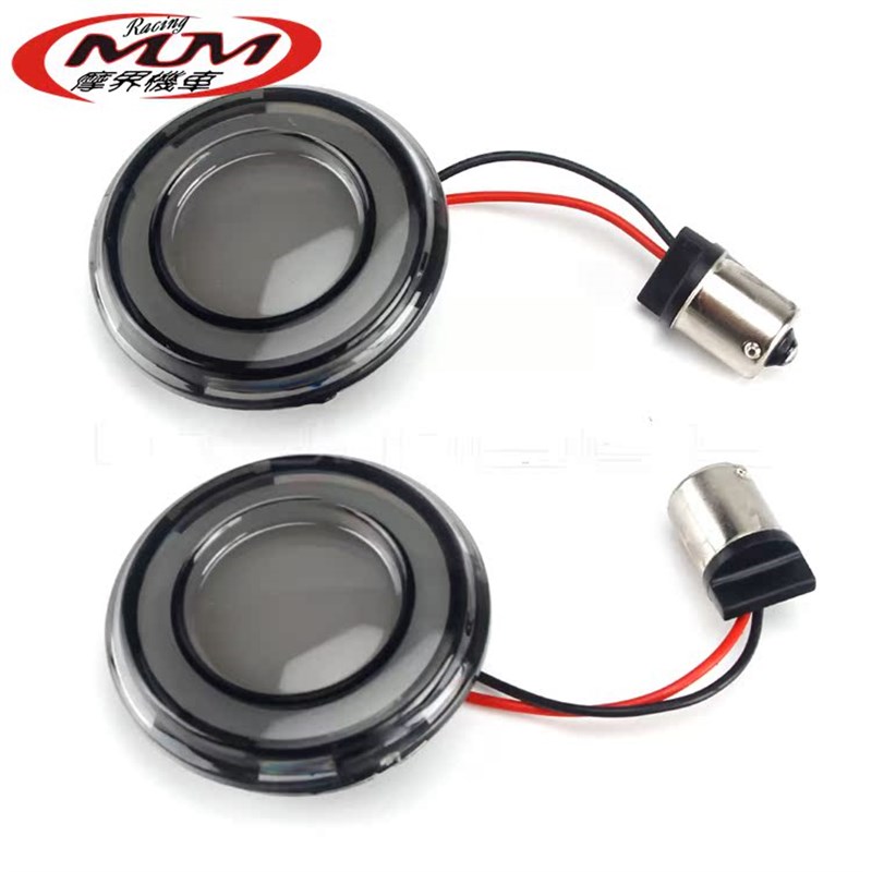 摩托车改装配件 适用o哈雷戴娜肥仔路王软尾LED转向灯行车灯信号