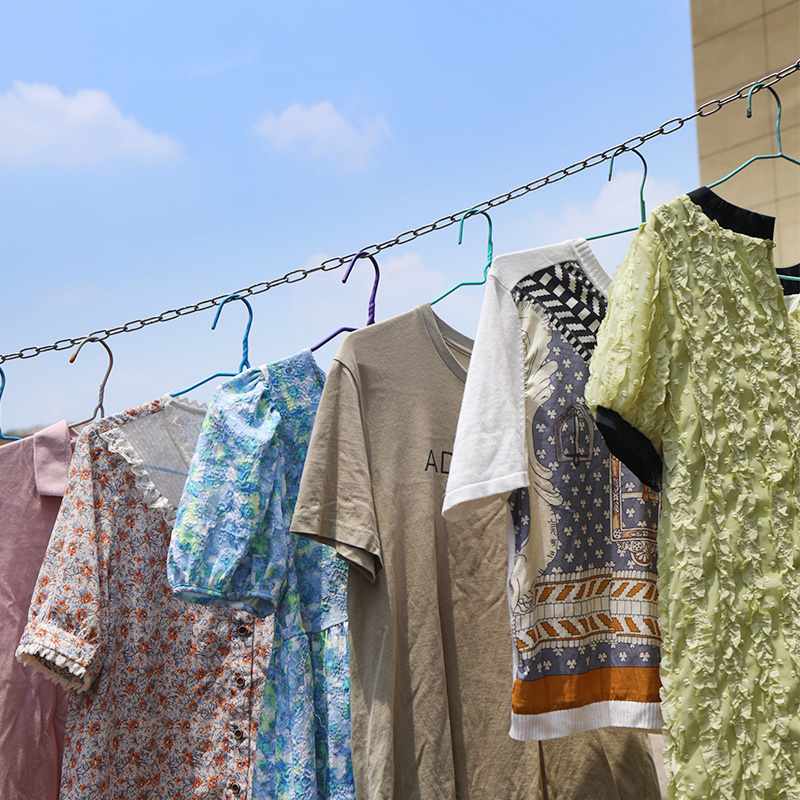 不锈钢晾衣绳链条室外晒挂衣服凉衣链阳台绳子铁链钢丝绳晾衣架