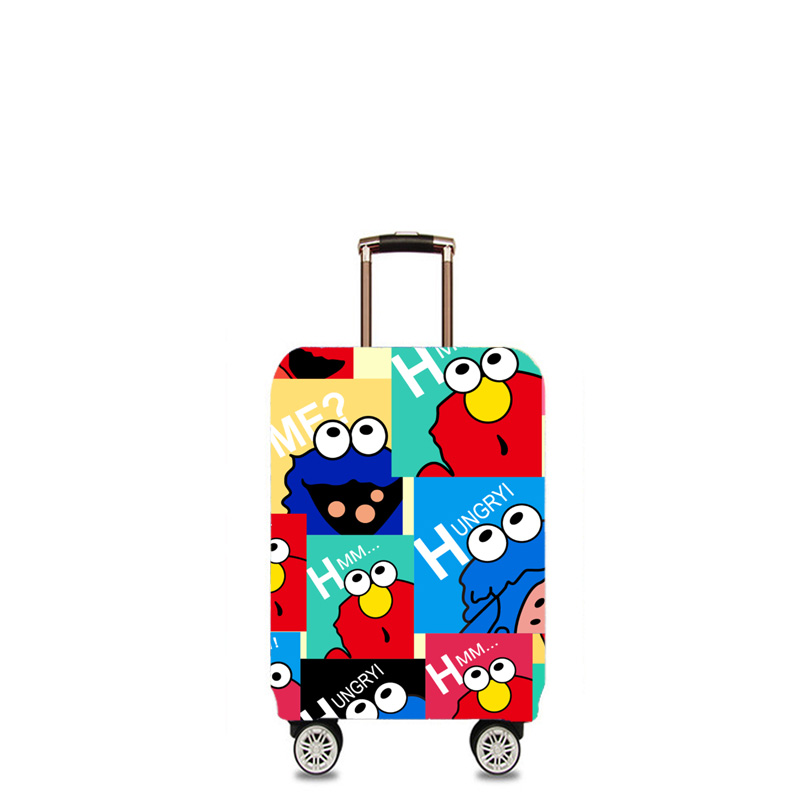 竖款16寸小行李箱保护套防尘罩拉杆箱套弹力卡通儿童箱套