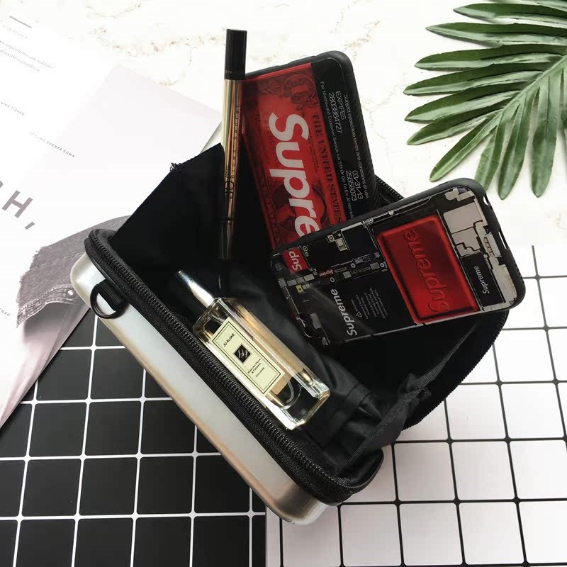 行李箱斜挎包咕卡手账收纳盒便携化妆包小数码保护箱车载收纳