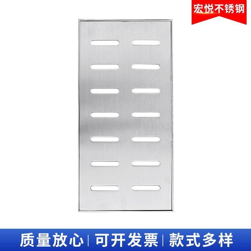 定制线性排水沟盖板不锈钢井盖雨水篦子沙线井盖隐形装饰井盖加工