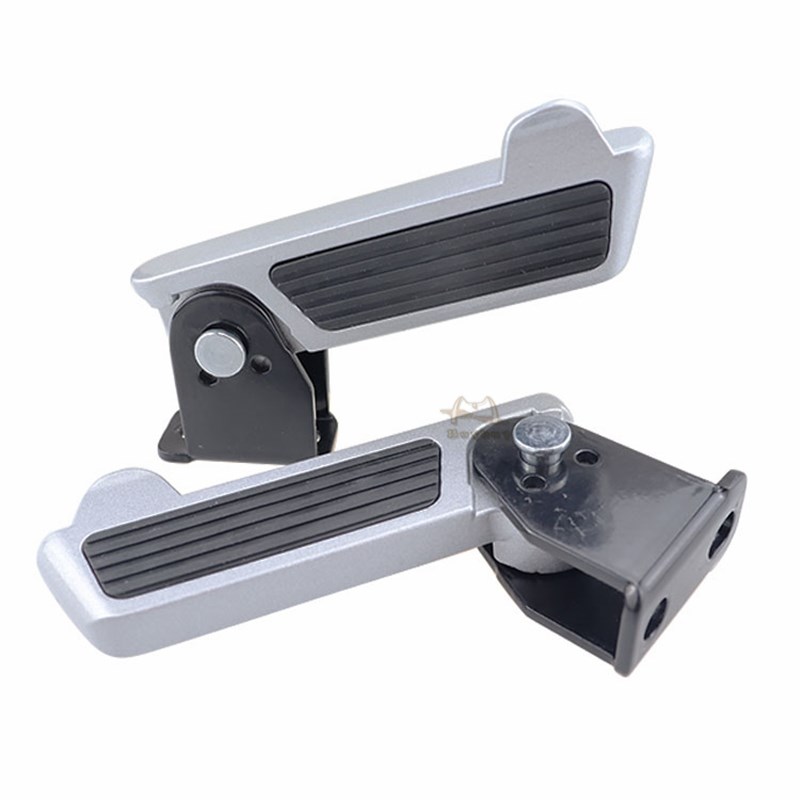 适用于雅迪DE2/DT6/DM6/DE8电动车改装前后搁脚踏板踩.脚蹬放脚踏