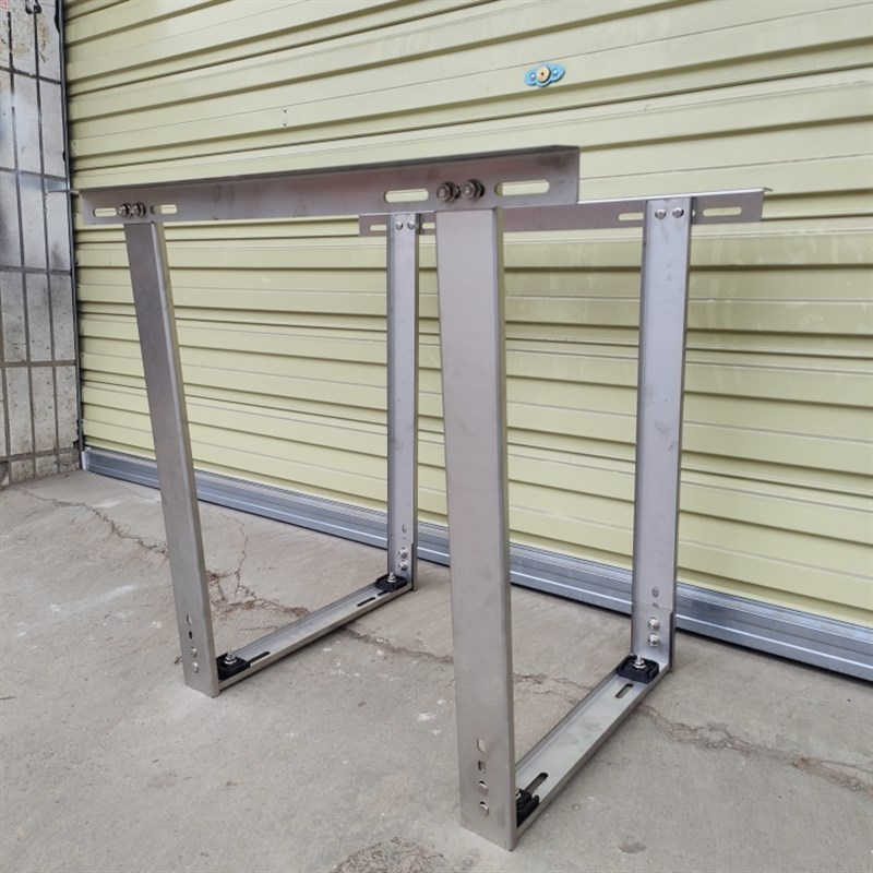 家用不锈钢空调外机架定制304节D约空间落地双层叠放减震降噪阳台