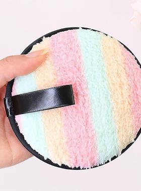 懒人清水卸妆粉扑卸妆棉饼洁面扑洗脸扑柔软大号加厚加宽灰色卸妆