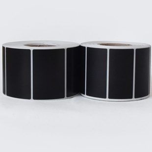 打印纸 纸不干胶2030 黑色铜版 100黑色标签条码