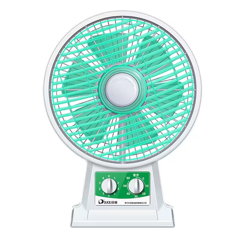 多丽电风扇转页扇k家用台式小型鸿运扇座钟扇宿舍台扇KYT1-25F