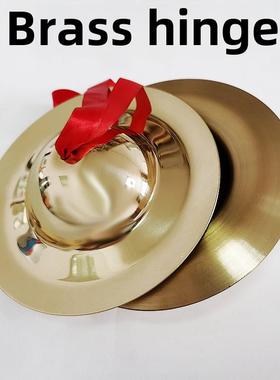 黄铜法器黄铜子法器纯铜铪子合子铜擦乐器小亮钗京钗铛子铜钹