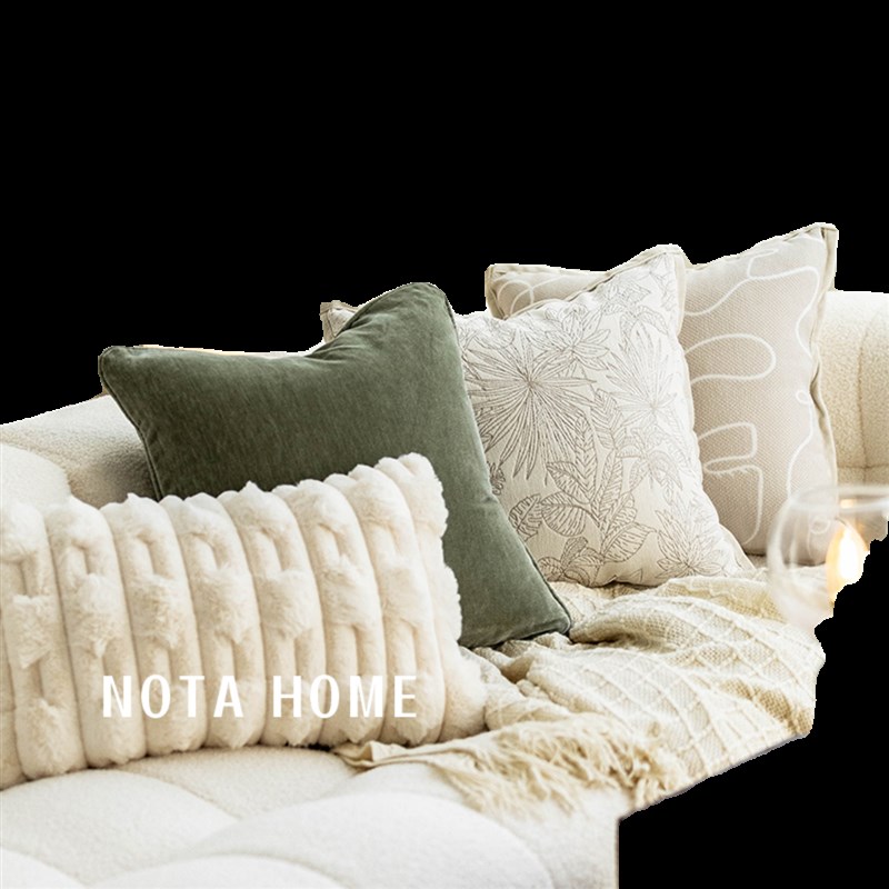 法式轻奢抱枕现代简约靠枕客厅沙发靠垫I床头腰枕女生睡觉枕套含