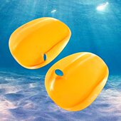 游泳划水掌 二只装 无带划水掌 提速练臂力 Y192C 游泳鸭掌 泳劲