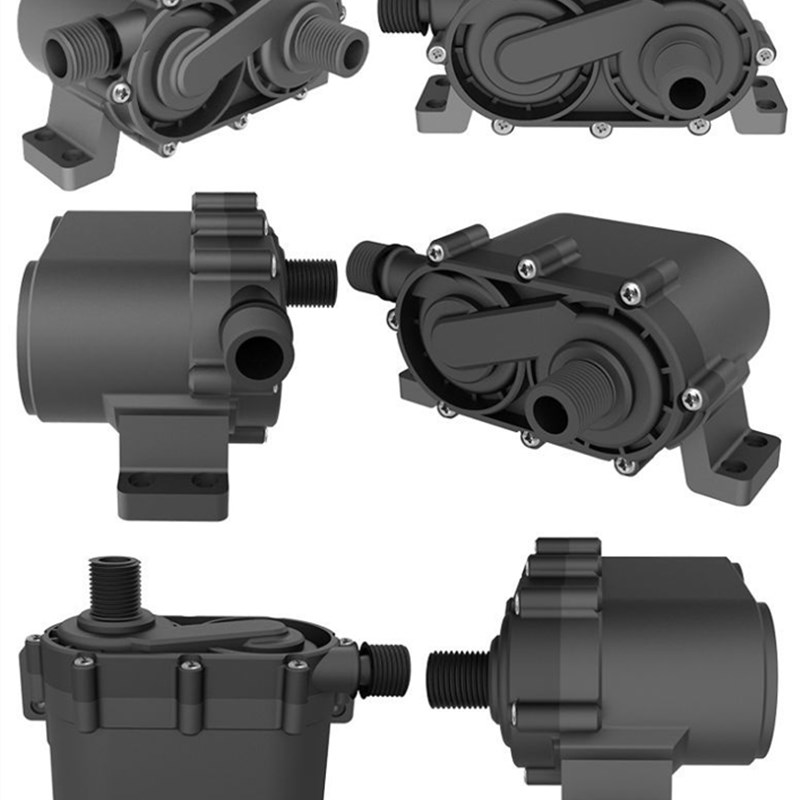 小型耐高温24V大功率32米高扬程水冷地循环直流无刷调速潜水泵