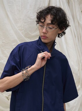 RELABEL时间元素(钩)定制开模Logo钢印R型开瓶登山扣组合钢手链