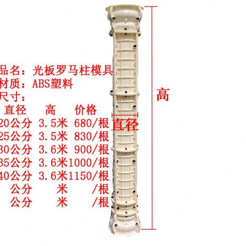 圆形罗马柱模具光面圆柱模型欧式别墅大门水泥柱外墙装饰建筑模板