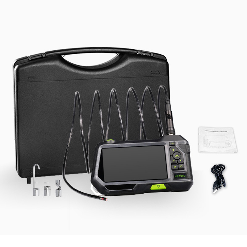 NTS500百万高清工业内窥镜 5寸平板式 自动对焦摄像头 双镜头检测