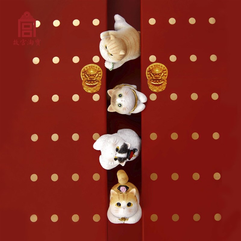 故宫淘宝趴趴猫可爱桌面汽车创意摆件文创生日礼物官方旗舰店官网