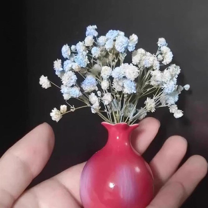 辽宁博物馆文创石榴尊冰箱贴立体磁吸小花瓶家居摆件旅游纪念品