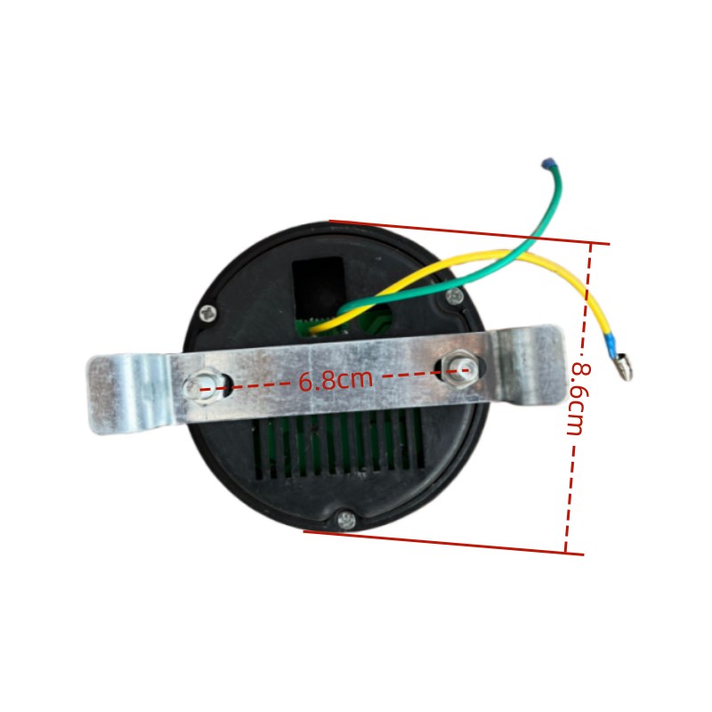 电动灰斗车48v/60v/72v水电瓶电量显示器工地三轮车仪表盘电量表