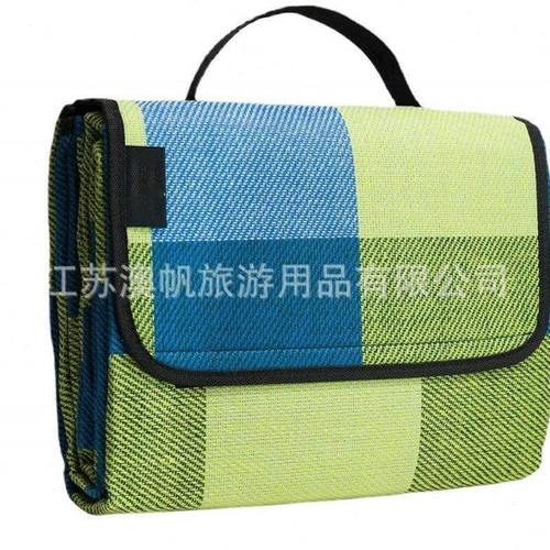 新款网格海边露营户外音乐会防潮垫 公园野餐垫加厚野炊户外地垫