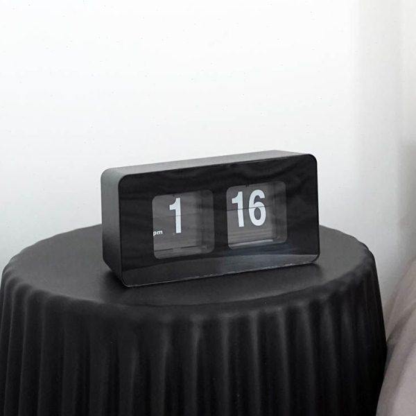 台式自动翻页钟表复古客厅摆件座钟现代简约静音时钟个性创意台钟,家居饰品,座钟,淘宝优惠券,粉丝福利购,淘宝优惠卷