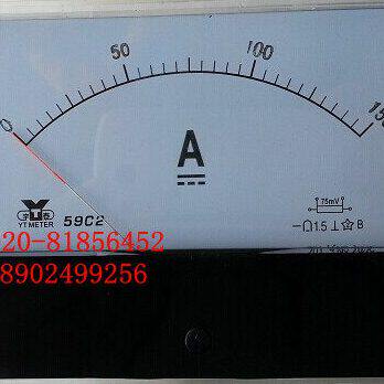 直流电流表59C2-150A 75MV  200A 250A 300A 59C2-A 安装式电表