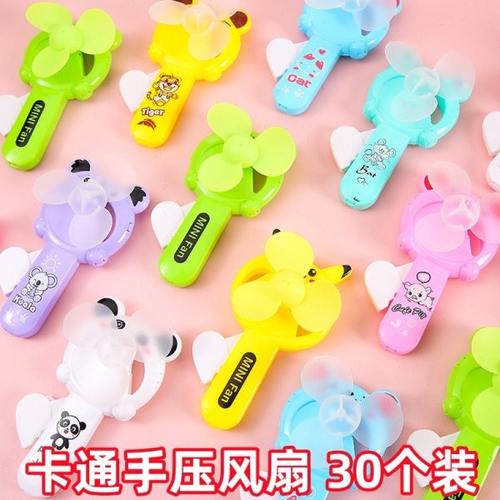 儿童夏季可爱卡通手压手摇迷你小风扇手持小型便携式随身学生宿舍