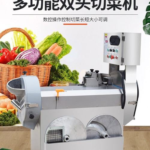 801数控双头大型食堂切菜机商用多功能全自动切丝切片切丁段机器