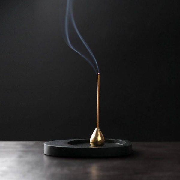 0 金石香插 香座小号室内简约现纯铜线香塔香底座托盘摆件,家居饰品,香托/香盘/香座/香插,淘宝优惠券,粉丝福利购,淘宝优惠卷