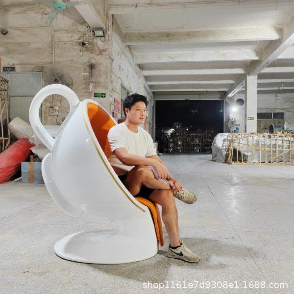 玻璃钢茶杯造型座椅休闲椅网红沙发休闲椅休息区凳子,商业/办公家具,等候椅系列,淘宝优惠券,粉丝福利购,淘宝优惠卷