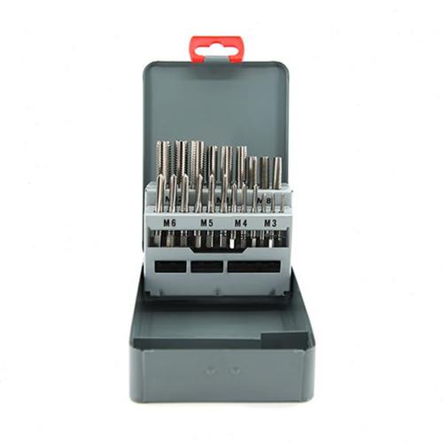 钢盾工具 21件套公制手用高速钢丝锥板牙组套S133001